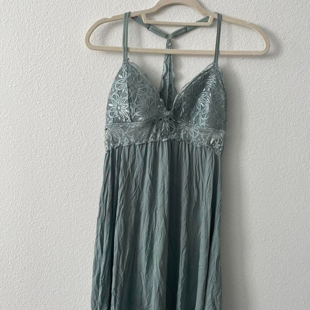 Daisy Fuentes Lace Slip Dress Women's L Lingerie Mini Short Floral Carpenter